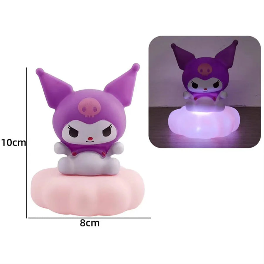 10cm Sanrio Characters Night Light Desk Lamp Kuromi, Cinnamoroll