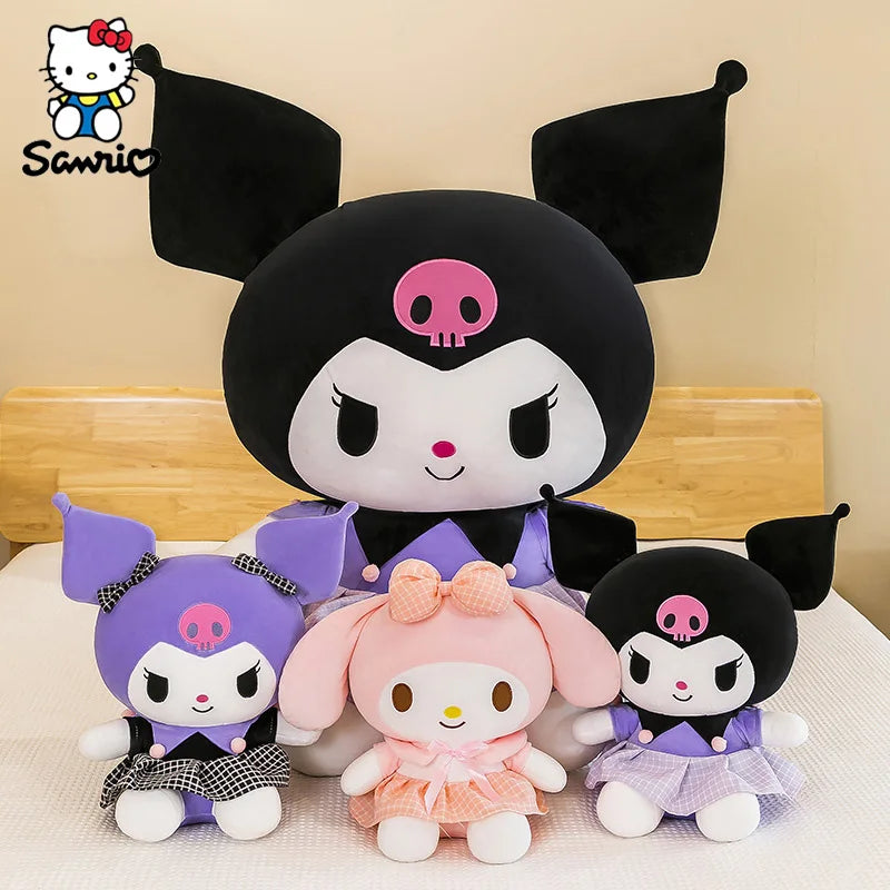 25-40CM Big Size Sanrio Plushies Kuromi / Hello Kitty