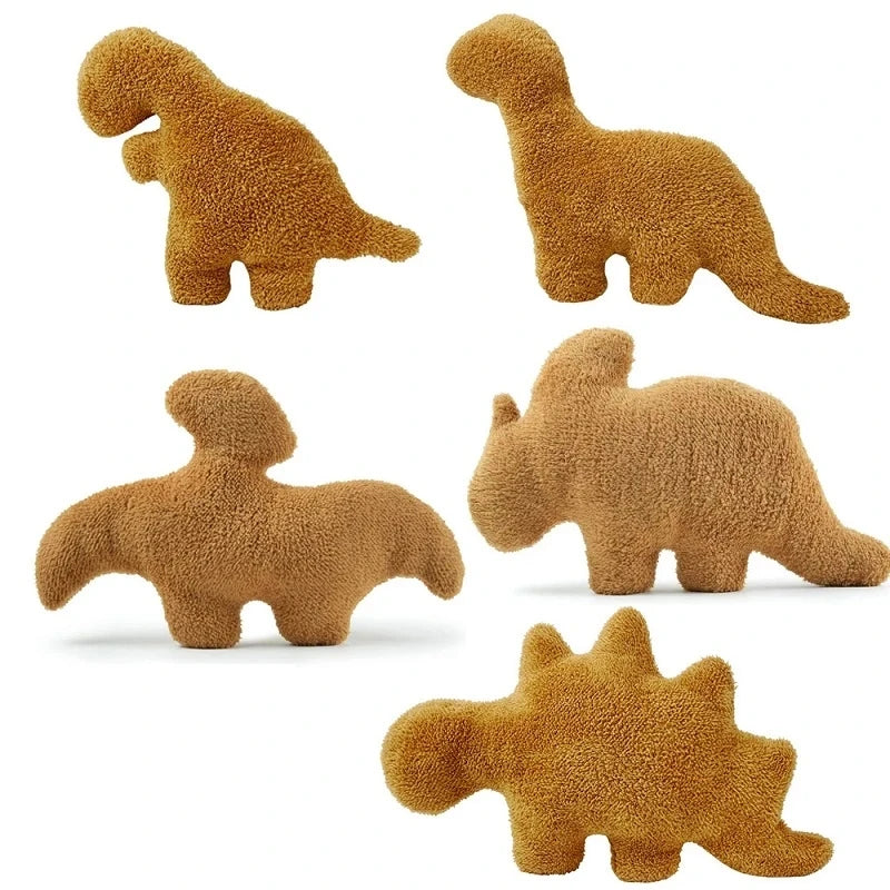 Dinosaur Nugget Plush Pillow Dino Nuggies