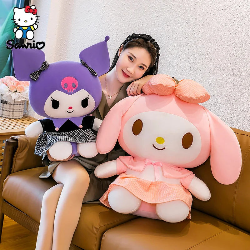 25-40CM Big Size Sanrio Plushies Kuromi / Hello Kitty