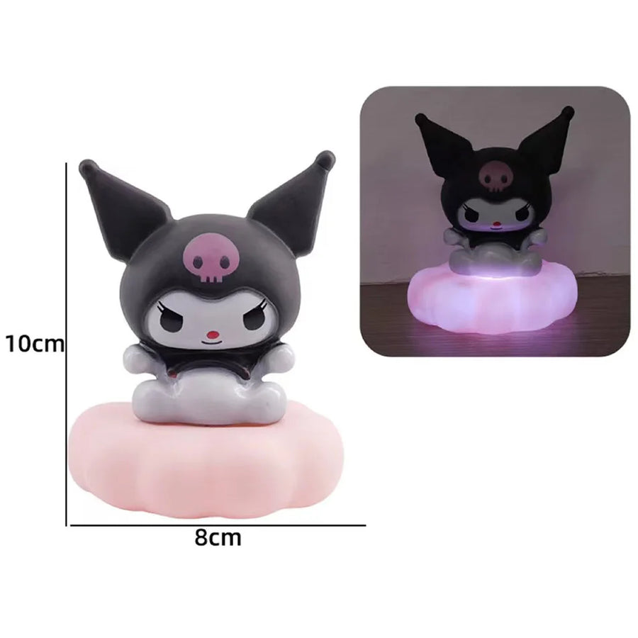 10cm Sanrio Characters Night Light Desk Lamp Kuromi, Cinnamoroll