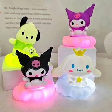 10cm Sanrio Characters Night Light Desk Lamp Kuromi, Cinnamoroll