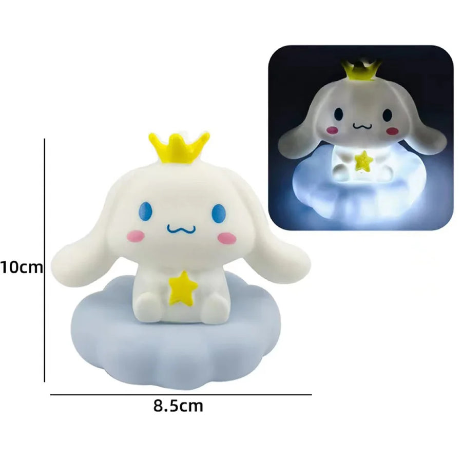 10cm Sanrio Characters Night Light Desk Lamp Kuromi, Cinnamoroll