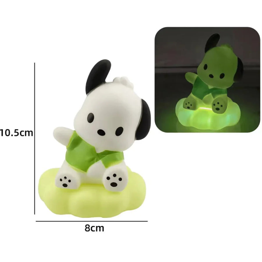 10cm Sanrio Characters Night Light Desk Lamp Kuromi, Cinnamoroll