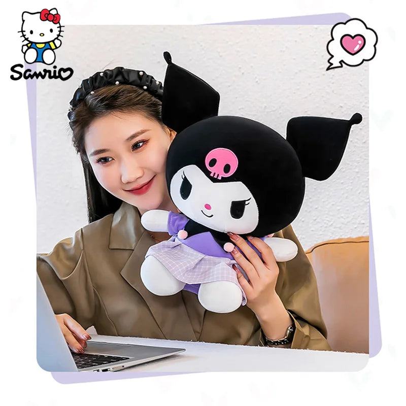 25-40CM Big Size Sanrio Plushies Kuromi / Hello Kitty