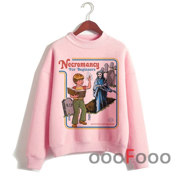 Ironic Children's Book Parody Sweatshirt - Necromancy For Beginners