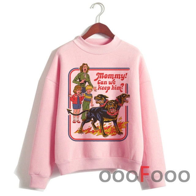 Ironic Children's Book Parody Sweatshirt - Can We Keep Him?