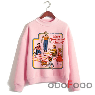 Ironic Children's Book Parody Sweatshirt - Who's Possessed Johnny?