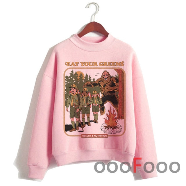 Ironic Children's Book Parody Sweatshirt - Eat Your Greens!