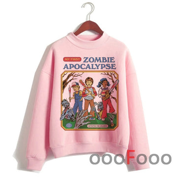 Ironic Children's Book Parody Sweatshirt - Zombie Apocalypse