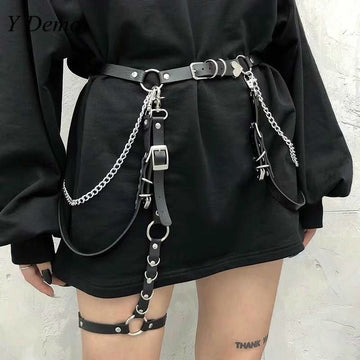 Harajuku Gothic Style Chain Belt