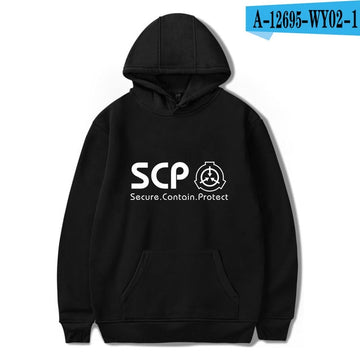 Black SCP Foundation Hoodie Style 3