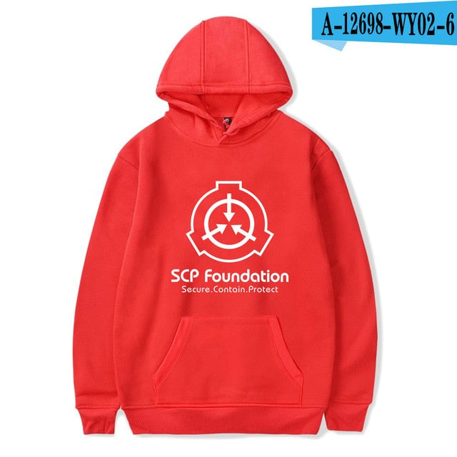 Red SCP Foundation Hoodie