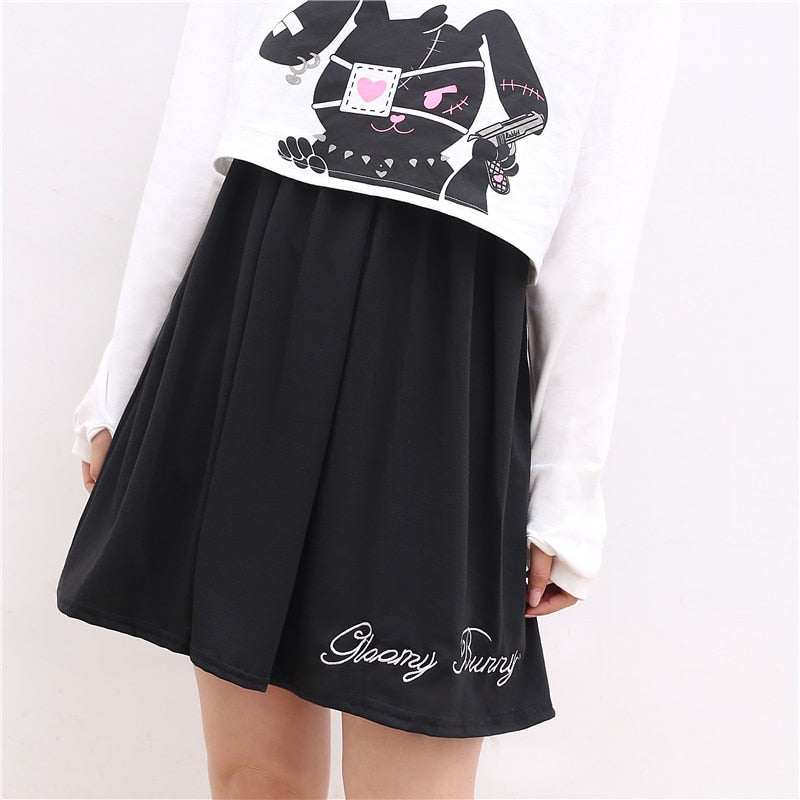 Harajuku Gothic Style Gloom Bunny Dress