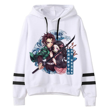 Demon Slayer / Kimetsu No Yaiba Hoodie - Tanjiro + Nezuko