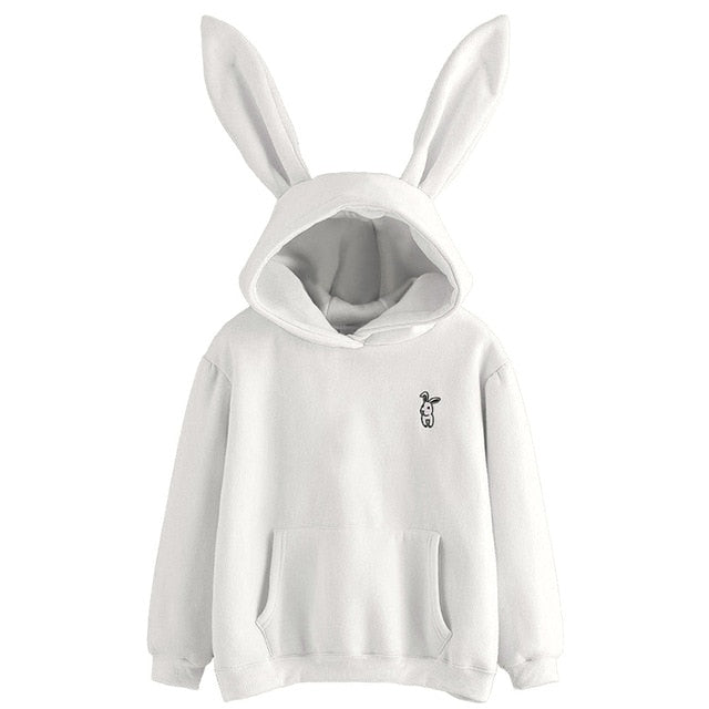 Kawaii Rabbit Ears Hoodie in 7 Colours