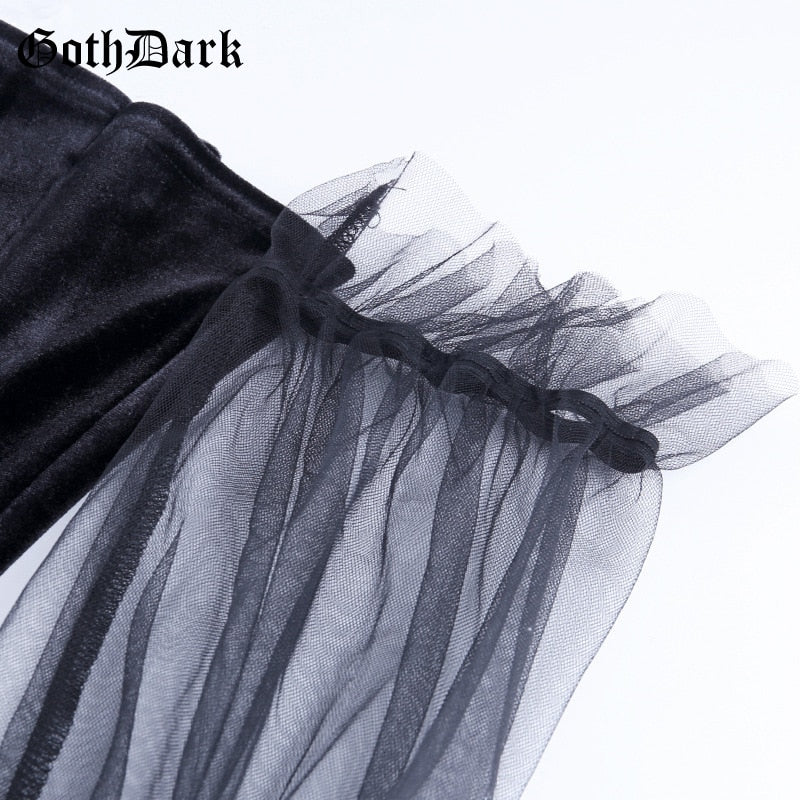 Harajuku Gothic Style Pleated Dress