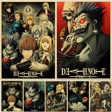 Death Note Retro Style Posters
