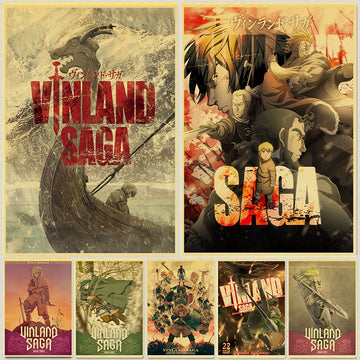 Vinland Saga Retro Style Posters