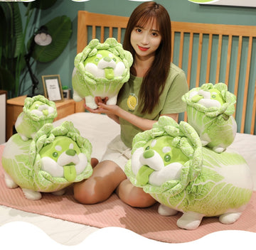 20-50cm Vegetable Dog Plush Toys